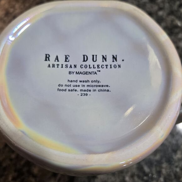 Rae Dunn Artisan Collection Goal Digger Iridescent Mug By Magenta - Picture 6 of 6
